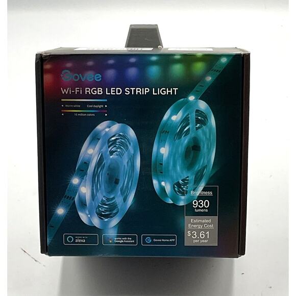 Govee H6110 Wi-Fi RGB LED Strip Light - Smart Home Lighting - Picture 1 of 4